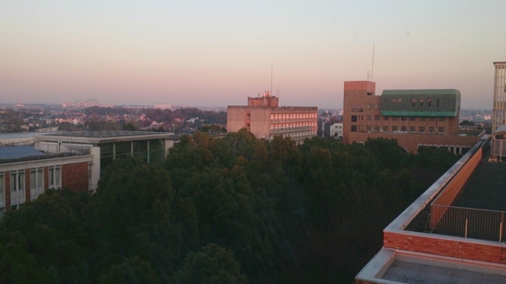 大学夕景１